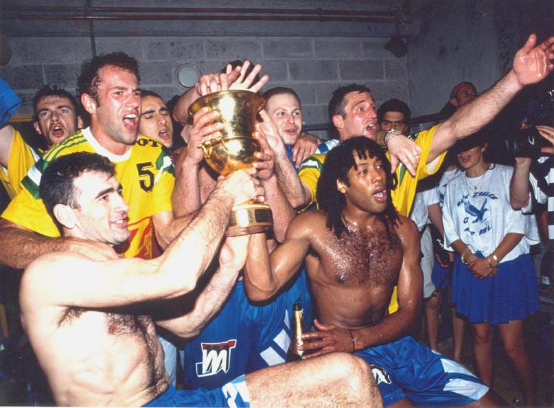 OM-Vitrolles Handball. Vainqueur de la Coupe d'Europe des Vainqueurs de Coupe 1993