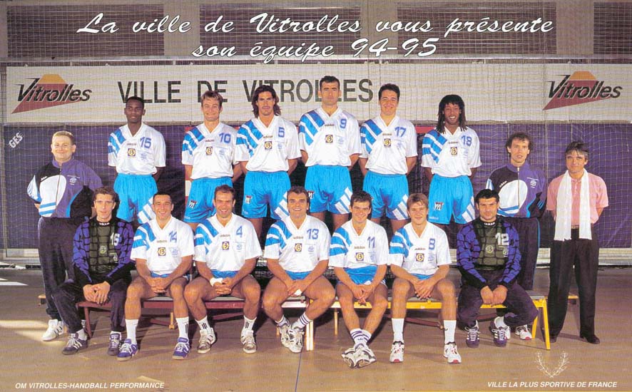 OM-Vitrolles Handball. Champion de France 1994-1995